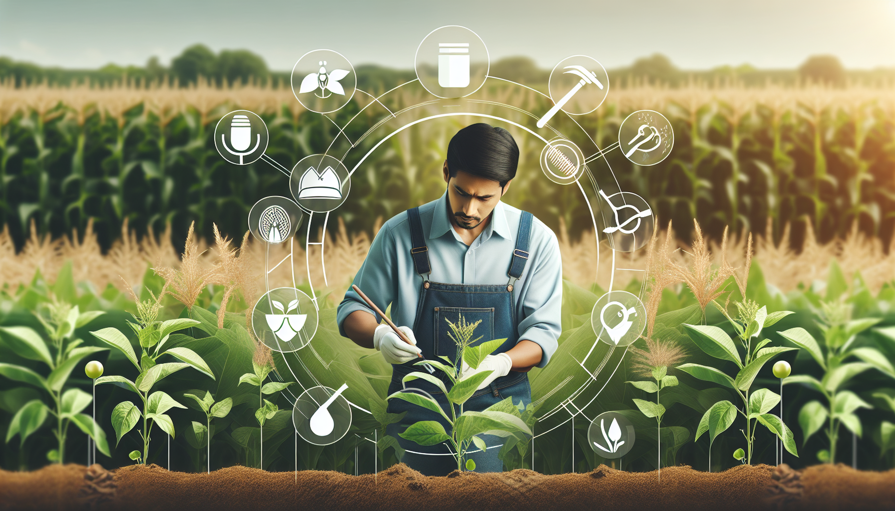 Visual guide for pest management