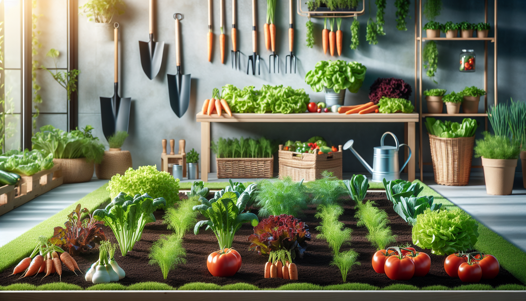 Garden layout and design for vegetable gardening guides